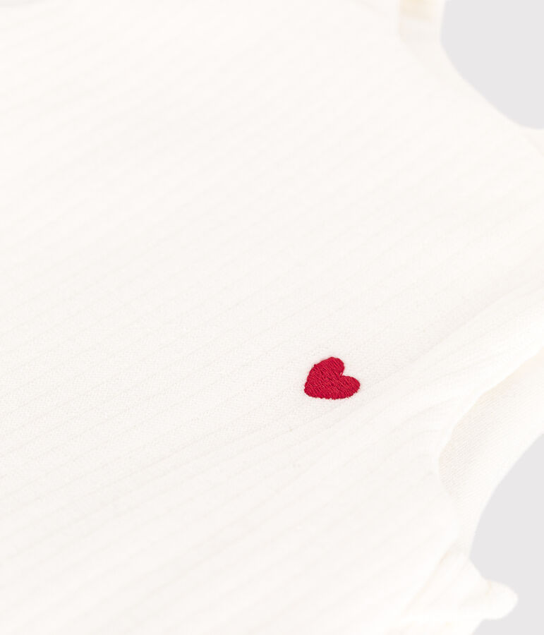 Babies' TOG 3 velour sleeping bag MARSHMALLOW white