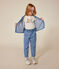 Little girls' long-sleeved denim blouse DENIM CLAIR blue