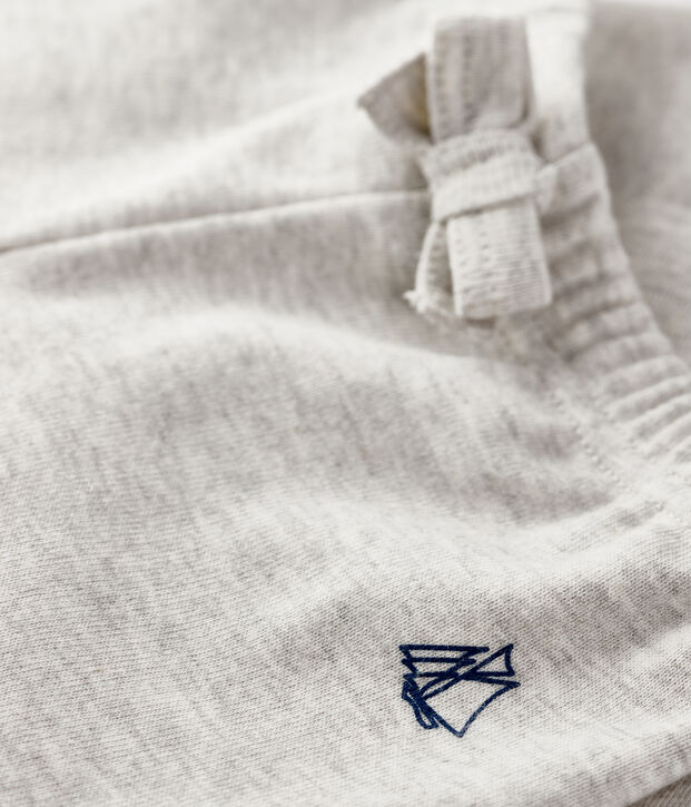 Baby boys' knit trousers BELUGA CHINE