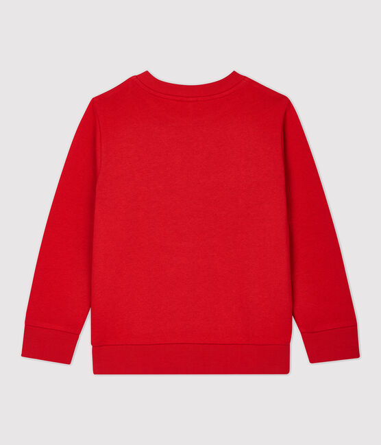 Boys' Fleece Sweatshirt TERKUIT red