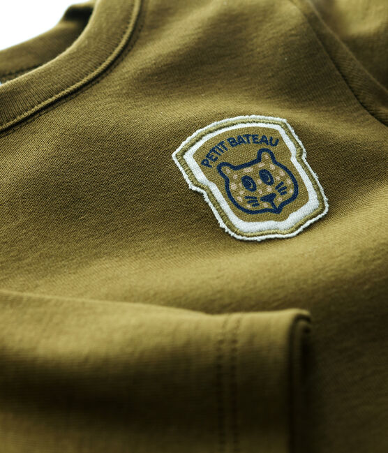 Babies' Cotton T-Shirt MILITARY green