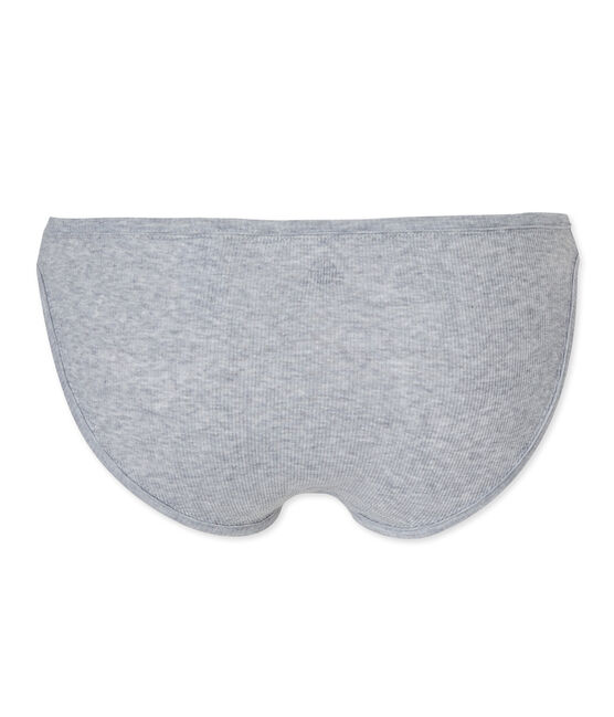 Culotte femme en coton FUMEE CHINE grey