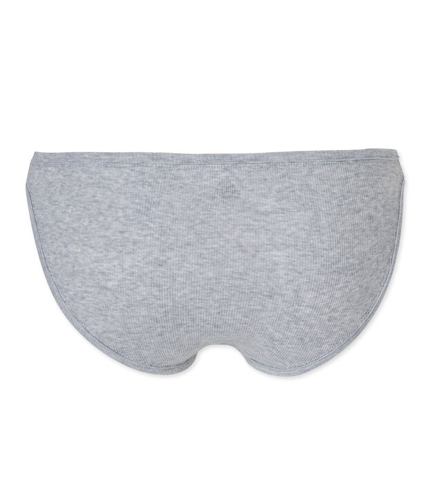 Culotte femme en coton grey