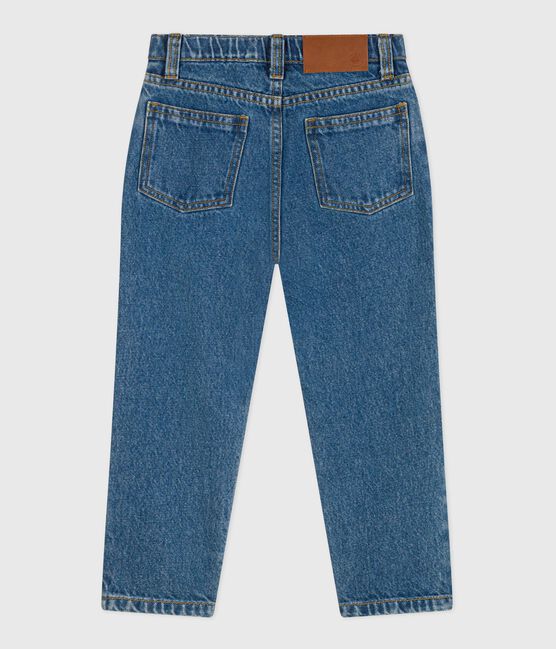 Children's denim trousers BLEU MOYEN blue