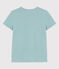 Women's Straight Round-Neck Cotton T-Shirt BOB green