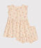 Babies' Lightweight Jersey Dress and Bloomers AVALANCHE white/MULTICO