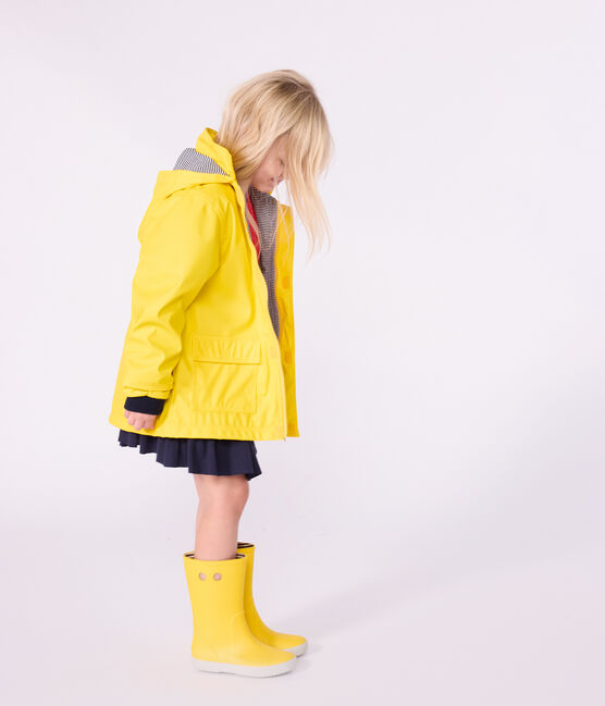 Children's unisex iconic raincoat JAUNE yellow