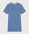 Women's openwork cotton nightdress BEACH blue