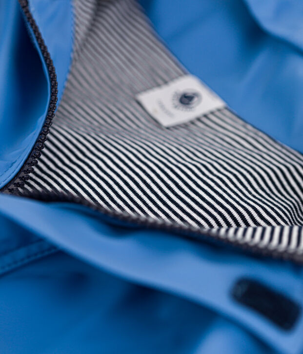 CHILDREN'S UNISEX ICONIC RECYCLED RAINCOAT blue