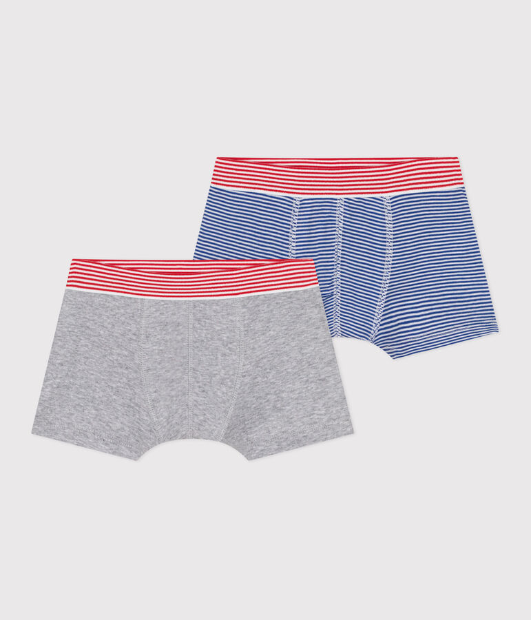 Children's cotton boxers - 2-pack multicolor