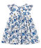 Baby girls' printed dress MARSHMALLOW white/MULTICO white
