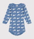 Babies' long-sleeved cotton body