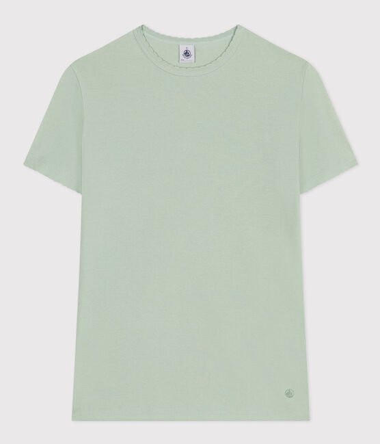Women's Iconic Cocotte Stitch Cotton T-Shirt HERBIER green