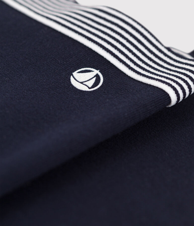 Girls' Cotton and Elastane Jeggings SMOKING blue