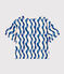 Women's Boxy Patterned Cotton T-Shirt AVALANCHE white/MULTICO