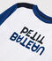 Boys' Jersey T-shirt MARSHMALLOW white/MAJOR blue