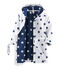 Boys' Terry Bathrobe MARSHMALLOW white/MEDIEVAL blue