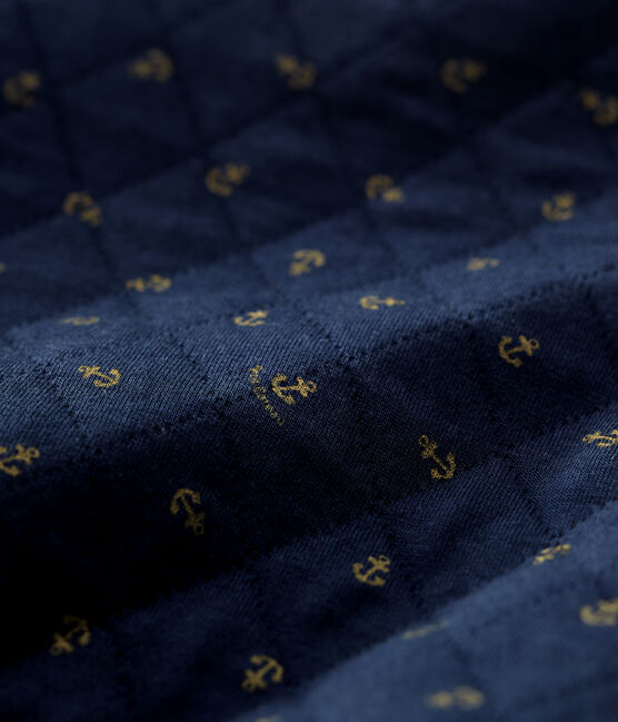 Babies' Quilted Sweatshirt SMOKING blue/JERRYCAN