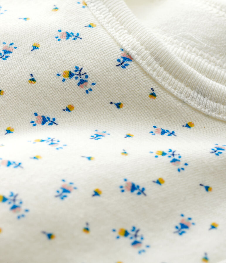 Ribbed Baby Bib white/grey