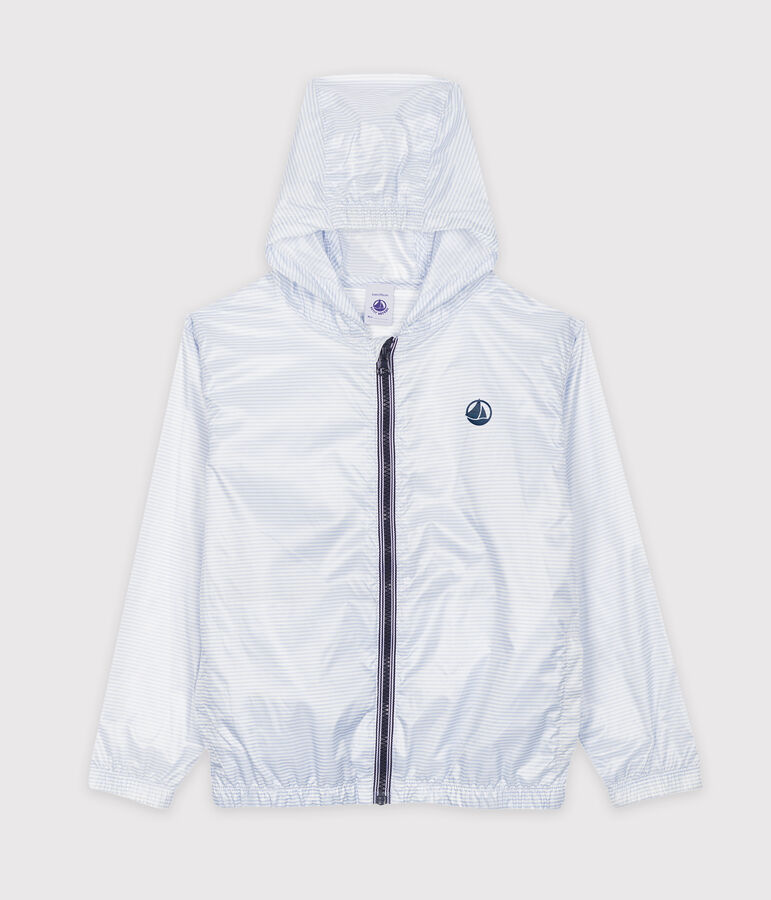 Girls' WIndbreaker TOUDOU blue/MARSHMALLOW CN white