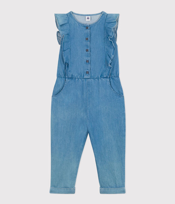 Girls' Jumpsuit DENIM CLAIR blue