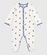 Babies' velour pyjama suit