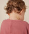 Babies' fleece sweatshirt ROSEWOOD pink