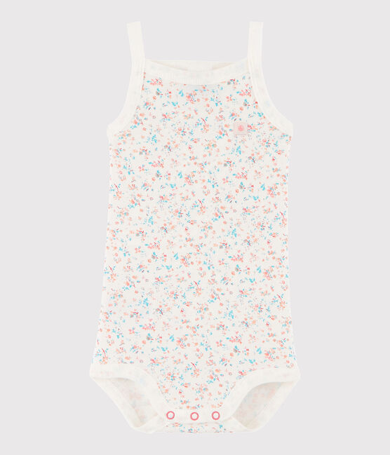 Baby Girls' Strappy Bodysuit MARSHMALLOW white/MULTICO white