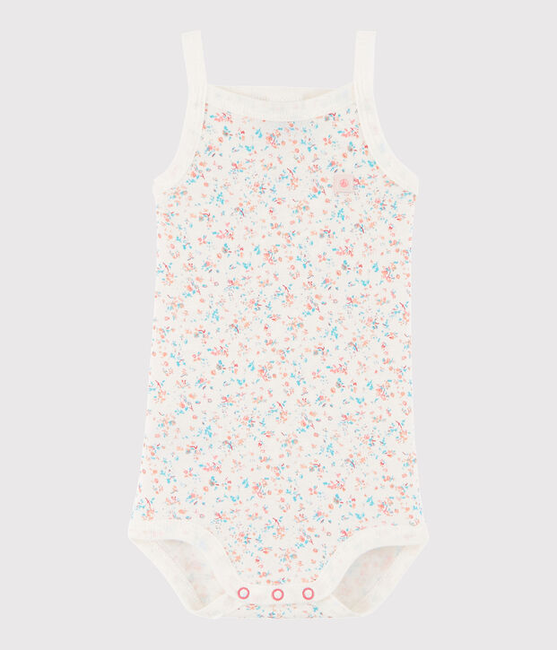 Baby Girls' Strappy Bodysuit white/multicolor
