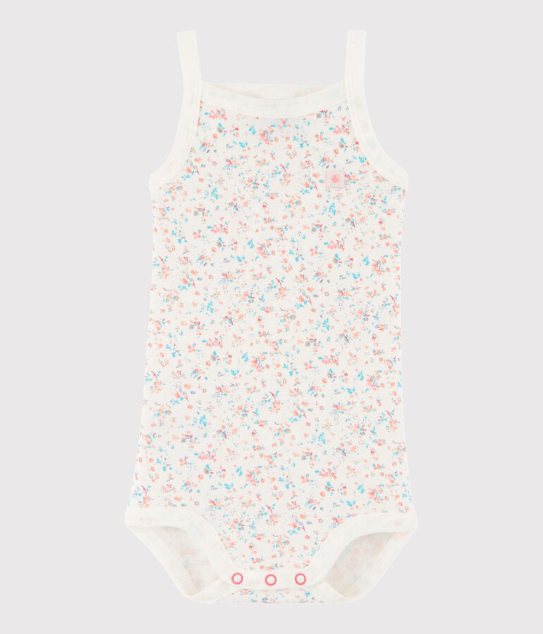 Baby Girls' Strappy Bodysuit white/multicolor