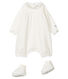 Set of Jumpsuit and Bootees in Easy-Wash Fabric