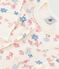 Children's pyjamas in floral-print fleece MILK /MULTICO