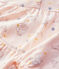 Girls' Princess Print Cotton Pyjamas FLEUR pink/MULTICO white