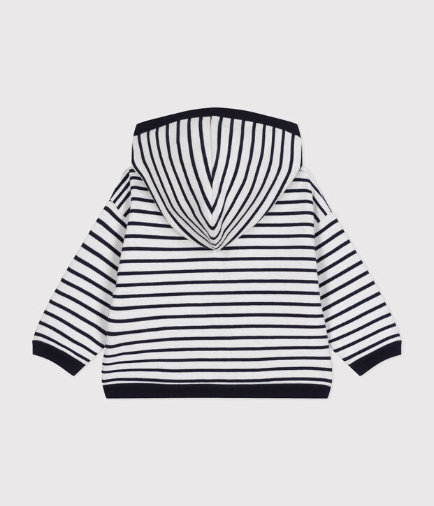 Babies' Hoodie white/blue