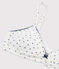 Girls' Mini Hearts Padded Bra MARSHMALLOW white/MEDIEVAL blue