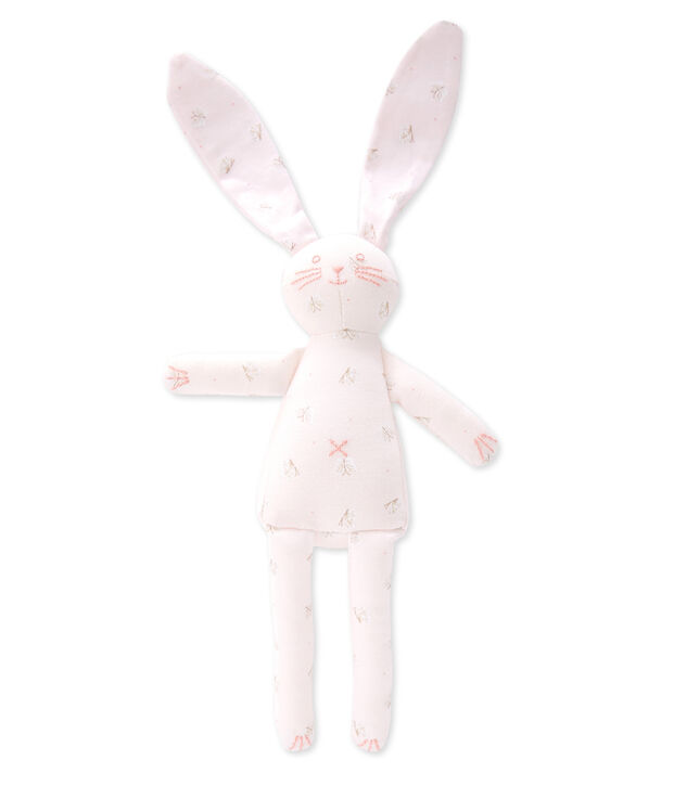 Doudou lapin pink/white/multicolor