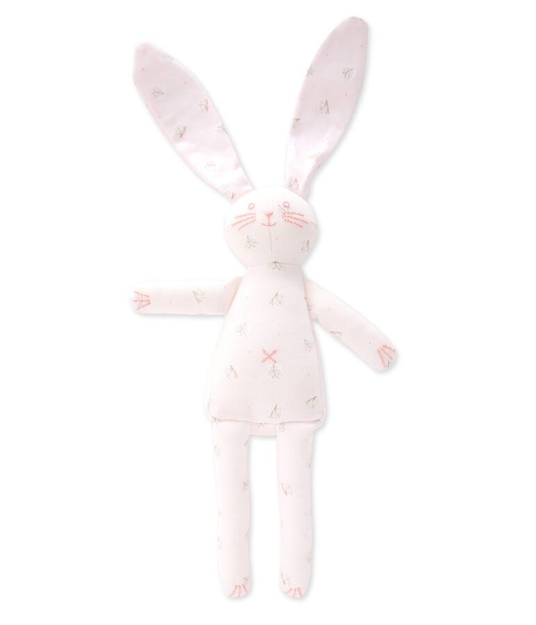 Doudou lapin pink/white/multicolor