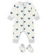 Baby girl's night set