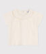 Babies' Short-Sleeved Cotton Gauze Blouse