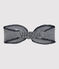 Babies' Sailor Striped Organic Cotton Headband SMOKING blue/MARSHMALLOW white