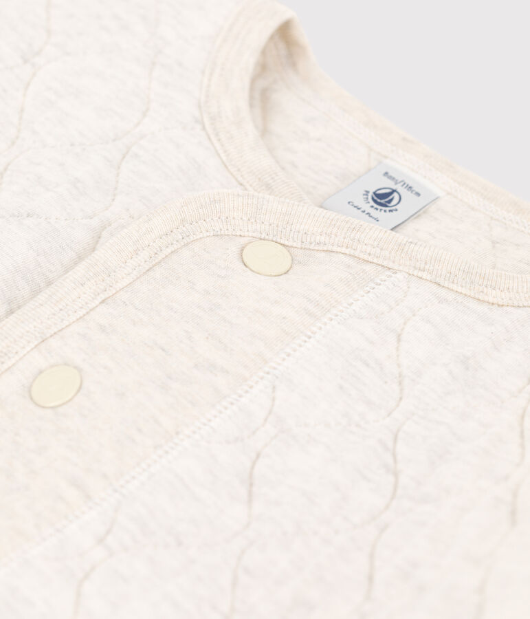 Girls' Tube Knit Cardigan beige