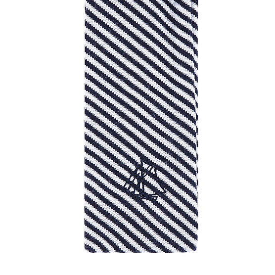 Boys' Tie SMOKING blue/MARSHMALLOW white