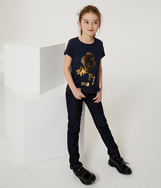 Girls' Short-sleeved T-shirt SMOKING blue