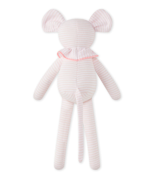 Mouse comfort object in milleraies stripes pink/white