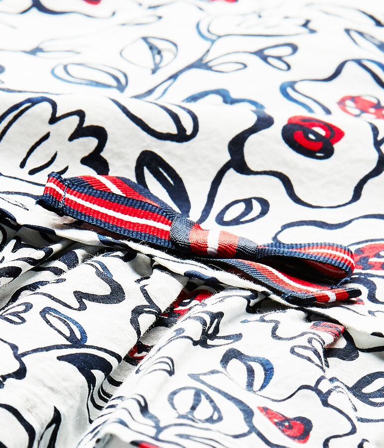 Baby girls' print dress white/multicolor