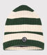 Unisex Fleece-Lined Stripy Knitted Hat