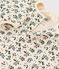 Babies' Patterned Cotton Jumpsuit AVALANCHE white/MULTICO