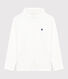Children's plain cotton rollneck top