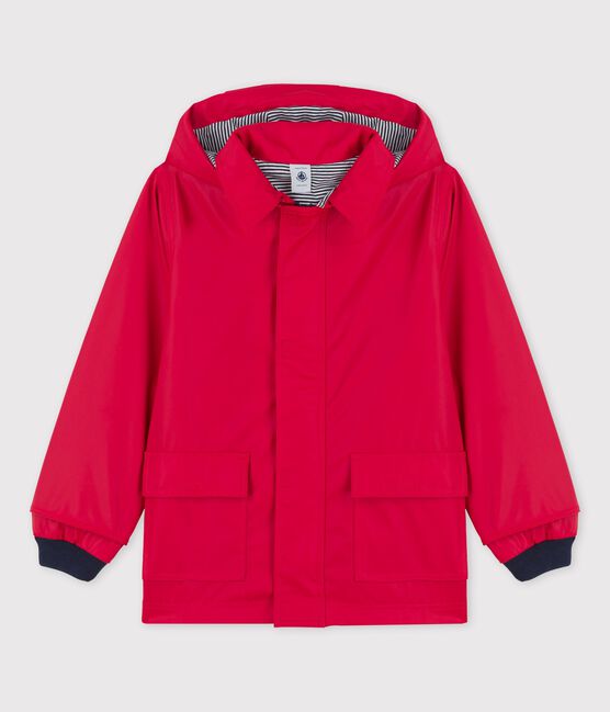 CHILDREN'S UNISEX ICONIC RECYCLED RAINCOAT TERKUIT red