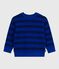 Children's stripy cotton sweatshirt OLYMPIC+SOIR blue